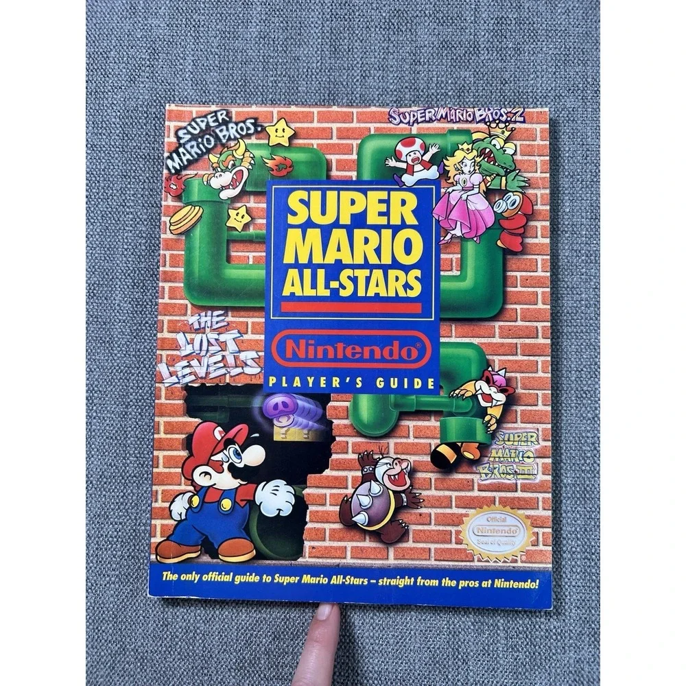 Vintage Super Mario All-Stars Nintendo Player's Guide SNES Strategy Book